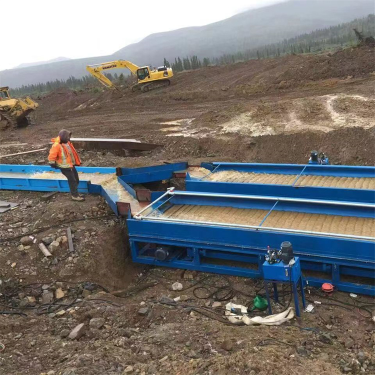 CGLC 120A型雙層組合式砂金選礦溜槽          Comb